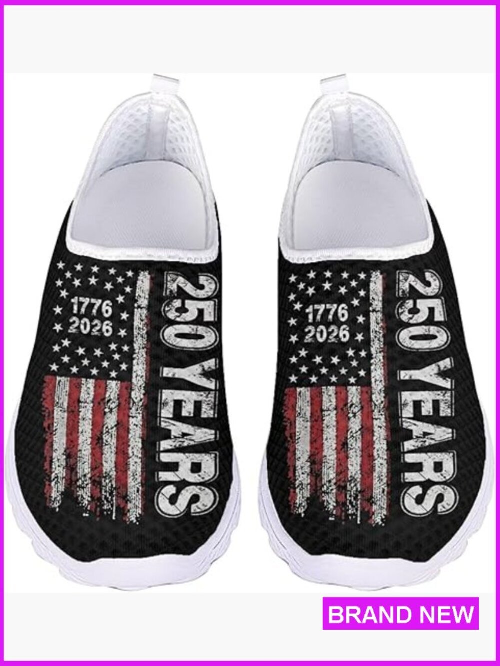 Slip On Sneakers Lightweight Breathable Casual Comfortable Walking Running Shoes